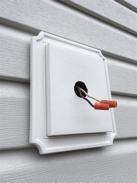 do you need an electrical box for outside light|no electrical box needed.